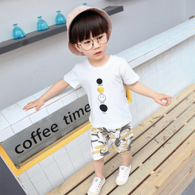 Stílusos kétrészes gyerekkészlet fiúknak