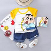 Aktuális gyerekkészlet fiúknak két színben, nyomattal