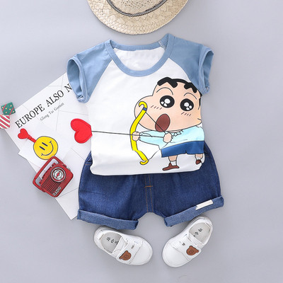 Aktuális gyerekkészlet fiúknak két színben, nyomattal