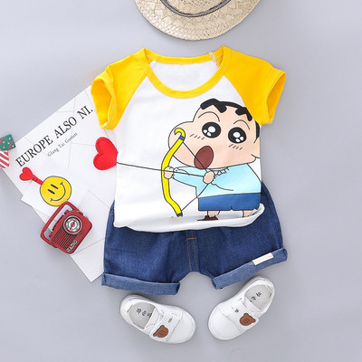 Aktuális gyerekkészlet fiúknak két színben, nyomattal