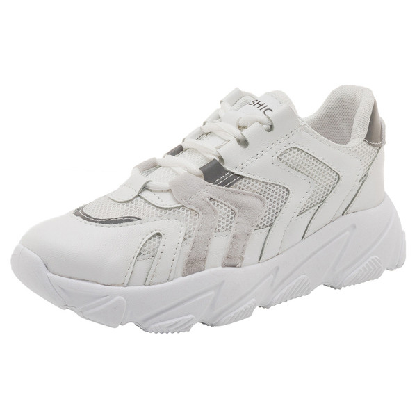 Γυναικεία αναπνέοντα αθλητικά πάνινα παπούτσια σε τρία χρώματα