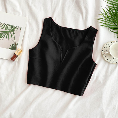 Stílusos női rövid felső négy színben