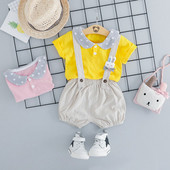 Modern gyerek szett blúz és overall