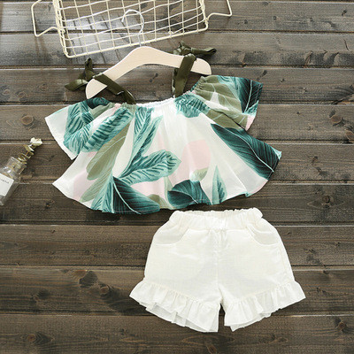 Modern gyerek szett felső és nadrág lányoknak