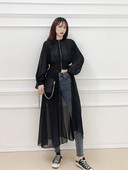 Μακρύ ανοιξιάτικο μπουφάν σε τρία χρώματα