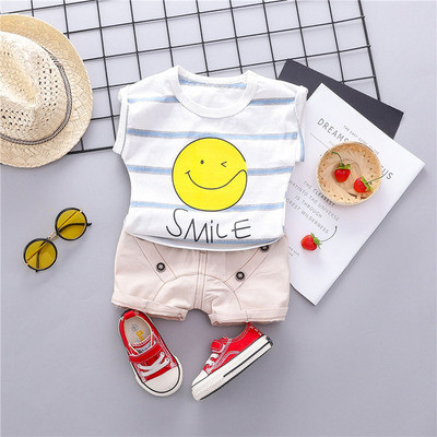 Modern csíkos gyerek szett fiúknak több színben