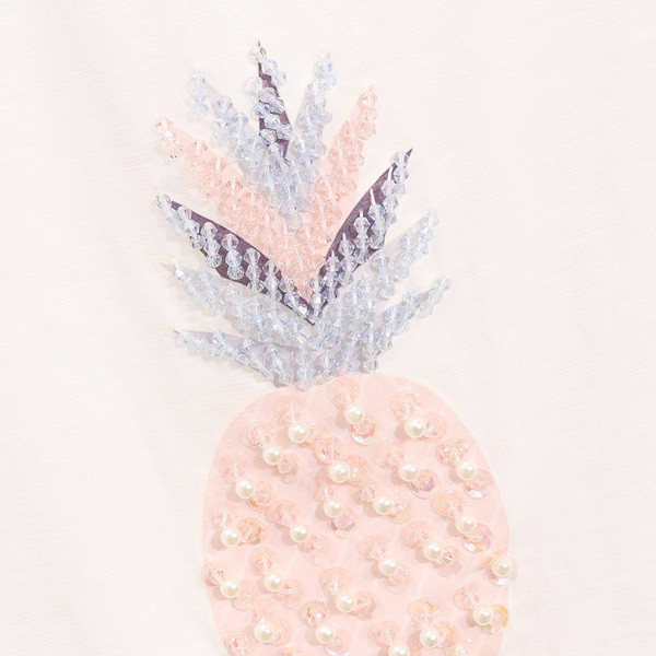 Alkalmi női pólóból és farmerből álló szett elasztikus derékkal