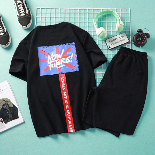 Ανδρικό μοντέρνο σετ σε δύο χρώματα 