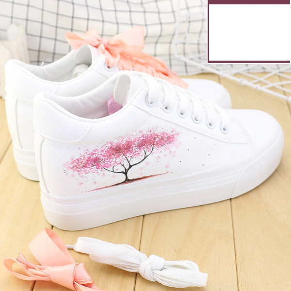 Stílusos női tornacipő rózsaszín rátéttel