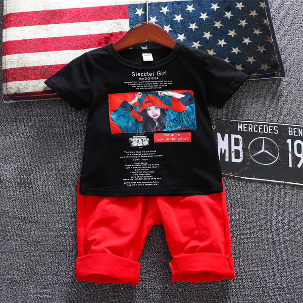 Seturi zilnice pentru copii de bluză și pantaloni din două piese