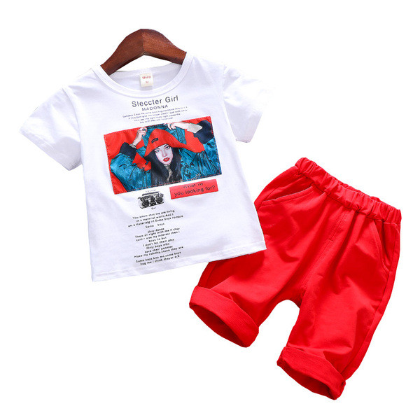 Seturi zilnice pentru copii de bluză și pantaloni din două piese