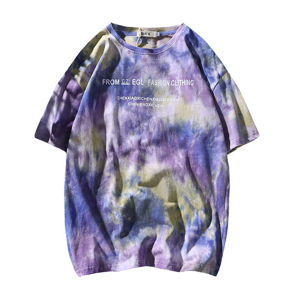 Férfi póló három színben O-nyakkal és feliratokkal