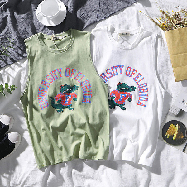 Férfi felső, fehér és zöld színben, rátéttel