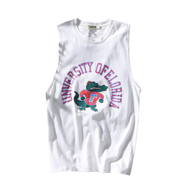 Férfi felső, fehér és zöld színben, rátéttel