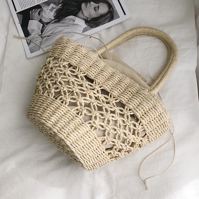 Νέο μοντέλο γυναικεία τσάντα  για την παραλία σε δύο χρώματα