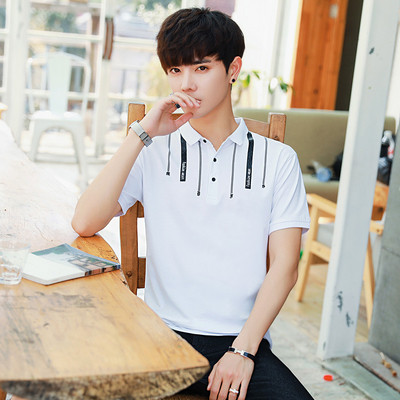 Aktuális férfi póló három színben, gombokkal