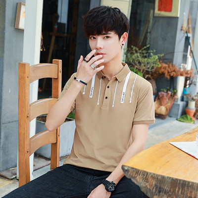 Aktuális férfi póló három színben, gombokkal