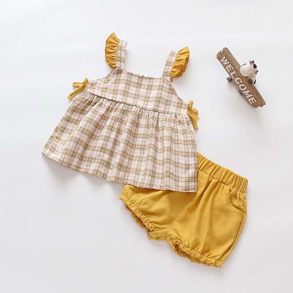 Set copii in galben pentru fete