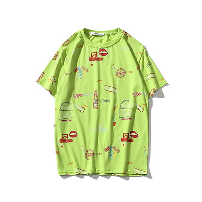 Καθημερινό ανδρικό μπλουζάκι με κοντό μανίκι και λαιμόκοψη