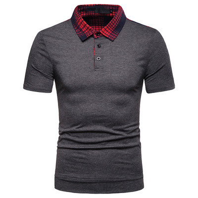 Stílusos férfi póló gallérral, három színben