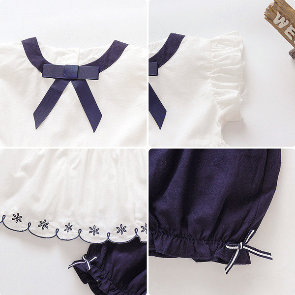 Modern, fehér színű gyerek szett lányoknak