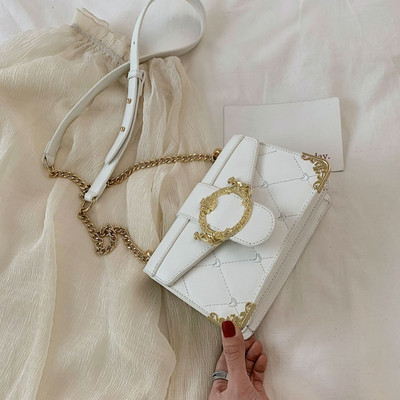 Stílusos kézitáska lánccal több színben