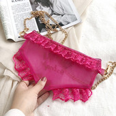 Modern női táska 3D elemekkel és hímzéssel három színben