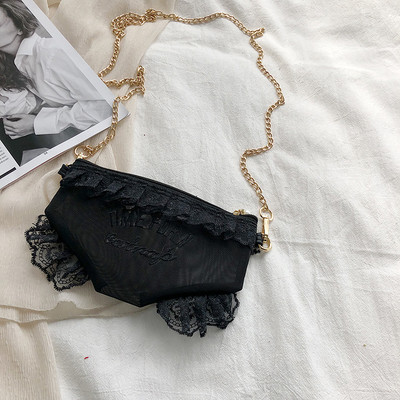 Modern női táska 3D elemekkel és hímzéssel három színben