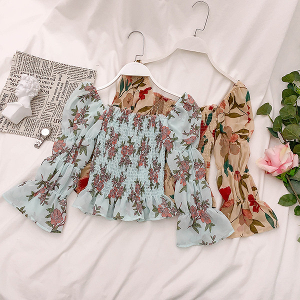 Bluză de primăvară de damă modernă cu elastic