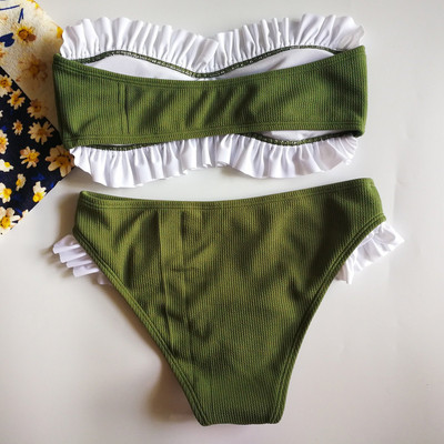 Női fürdőruha két részből, több színben