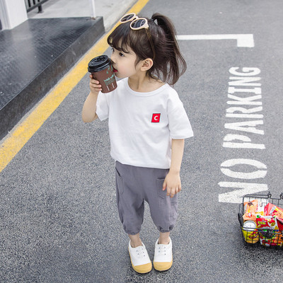 Παιδικό αθλητικό σετ σε δύο χρώματα για κορίτσια