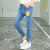 Zsebes és rátétes gyerekfarmer lányoknak