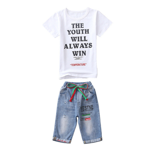 Παιδικό σετ - τζιν και μπλούζα για κορίτσια