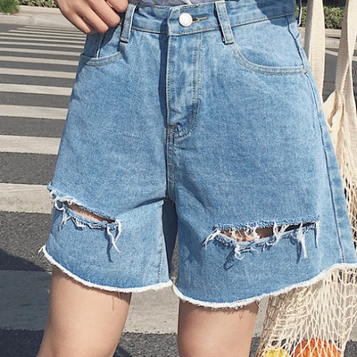 Τζιν παντελόνια μεγάλου μεγέθους με ψηλή μέση