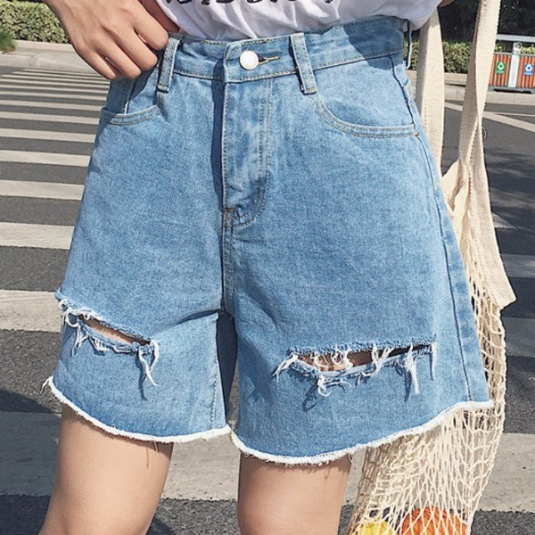 Τζιν παντελόνια μεγάλου μεγέθους με ψηλή μέση