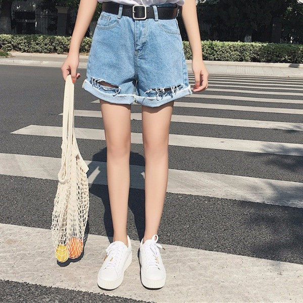 Τζιν παντελόνια μεγάλου μεγέθους με ψηλή μέση