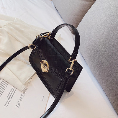 Eko bőrből készült stílusos női táska hat színben, rövid és hosszú füllel