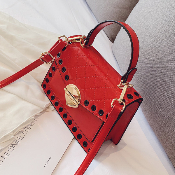 Eko bőrből készült stílusos női táska hat színben, rövid és hosszú füllel