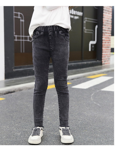 Aktuális gyerekfarmer fekete színben-lányoknak