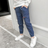 Gyermek nadrág fiúknak három színben zsebbel