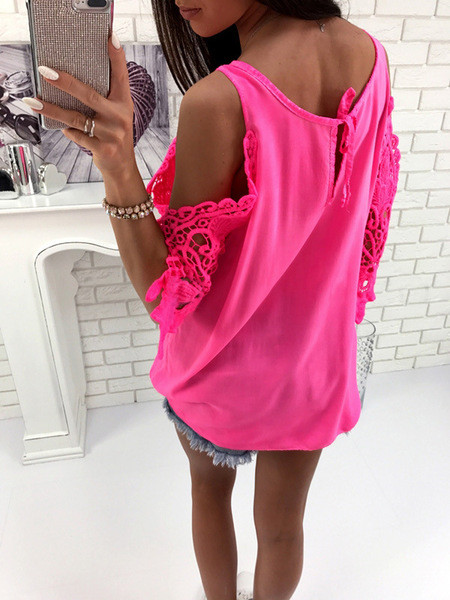 Csipkeujjú női blúz több színben