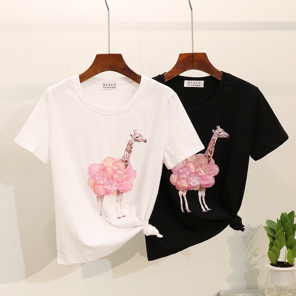 Γυναικεία μπλούζα με άσπρο και μαύρο χρώμα