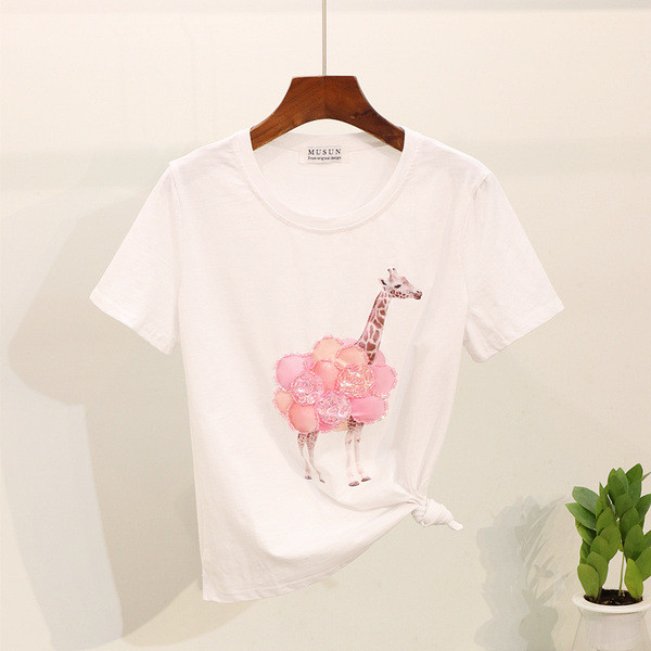 Γυναικεία μπλούζα με άσπρο και μαύρο χρώμα