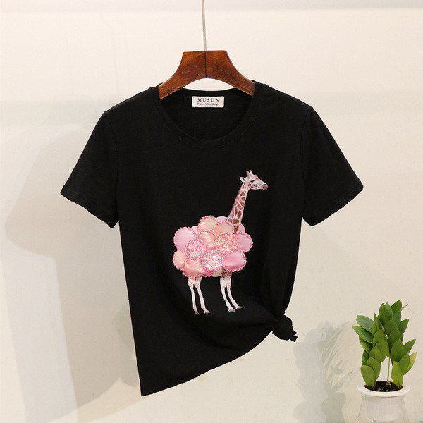 Γυναικεία μπλούζα με άσπρο και μαύρο χρώμα