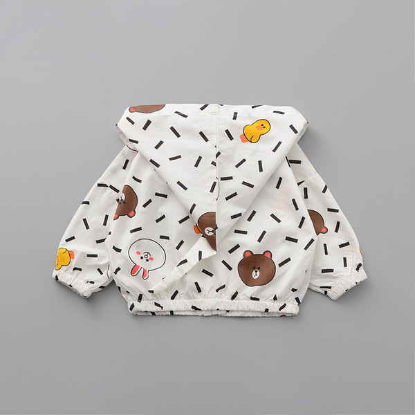 Fehér színű babakabát lányoknak