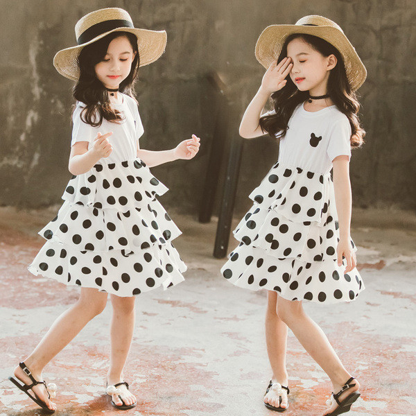 Gyerekruha O-nyakú és rövid ujjú két színben