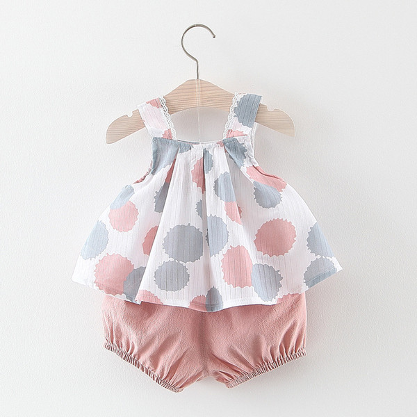 Kétrészes babakészlet lányoknak rózsaszín és sárga színben