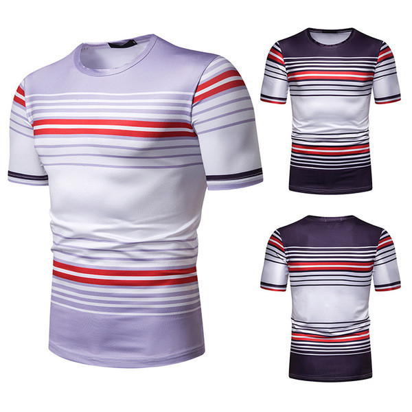 Lezser férfi csíkos póló két színben