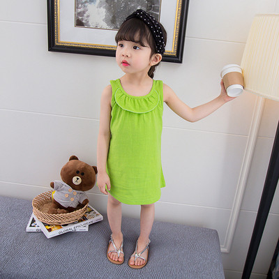 Alkalmi gyerekruha lányoknak piros, zöld és sárga színben