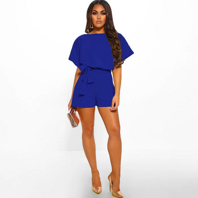 Modern női rövid overall több színben övvel